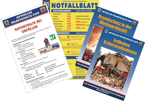 Infomaterial © Zivilschutzverband